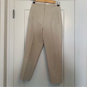 Zara trousers in oyster white